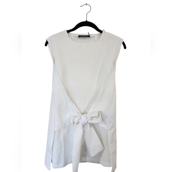 FEW MODA white wrap tank, Size S, Unique, NWT - Picture 1 of 3